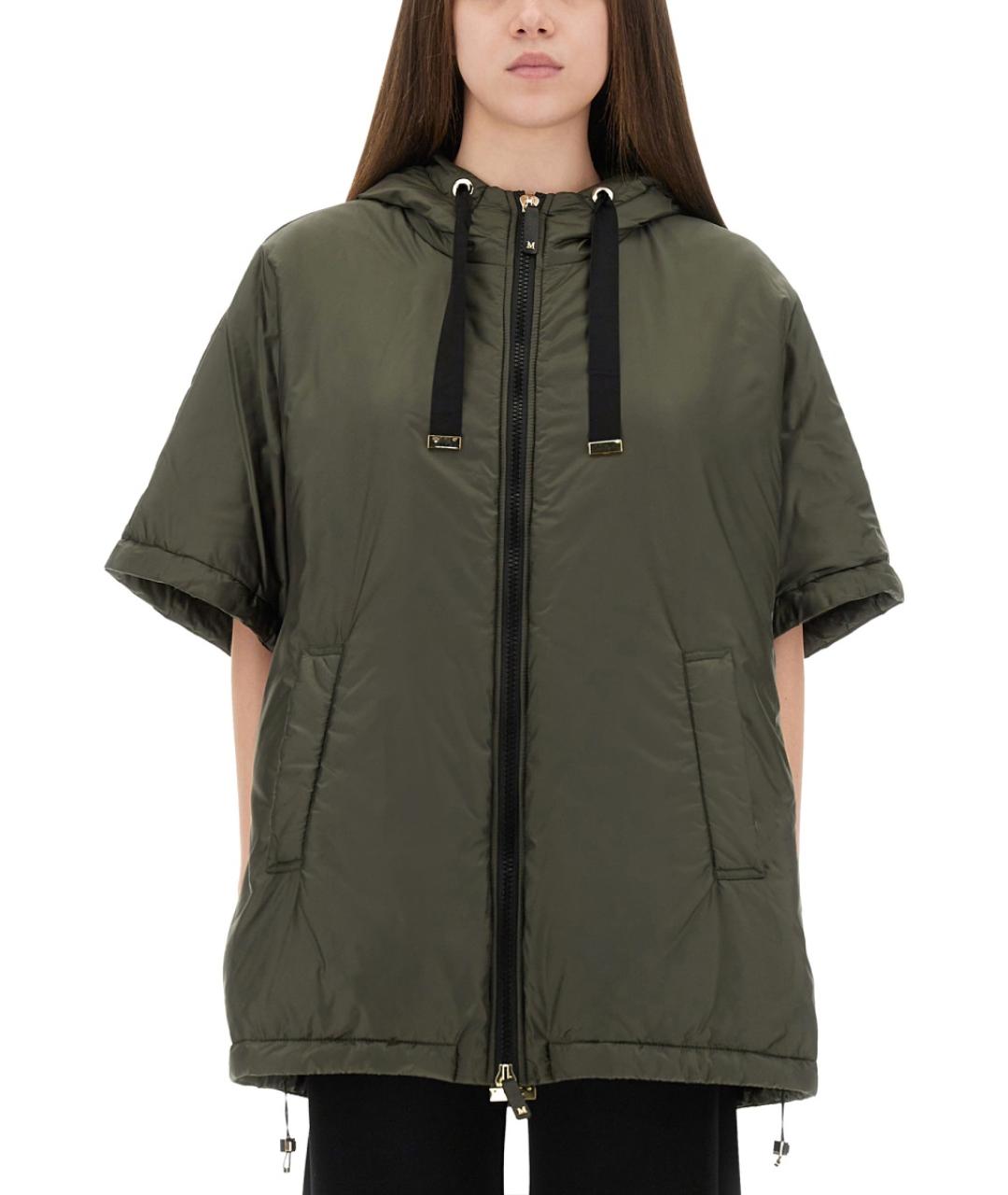 'S MAX MARA Зеленый полиэстеровый жилет, фото 2