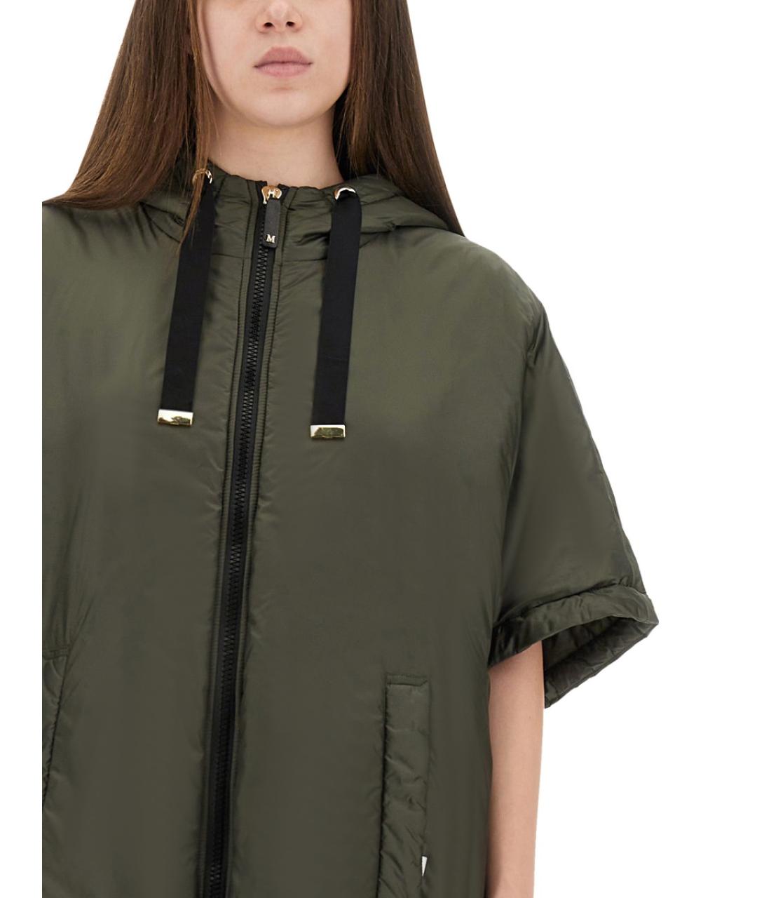 'S MAX MARA Зеленый полиэстеровый жилет, фото 5