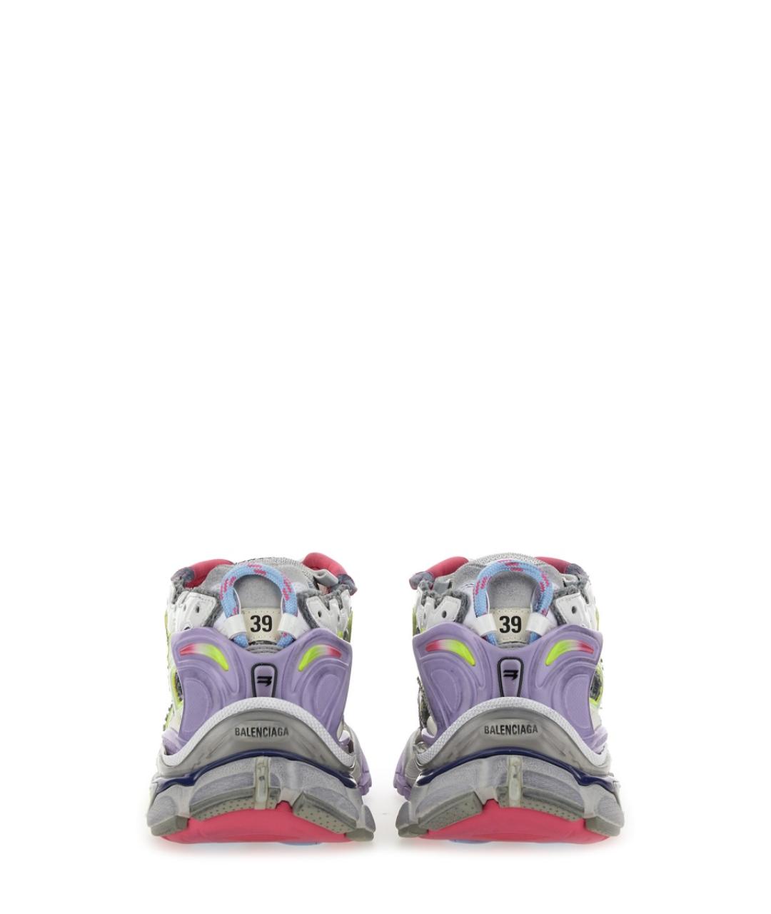 BALENCIAGA Серые синтетические кроссовки, фото 4