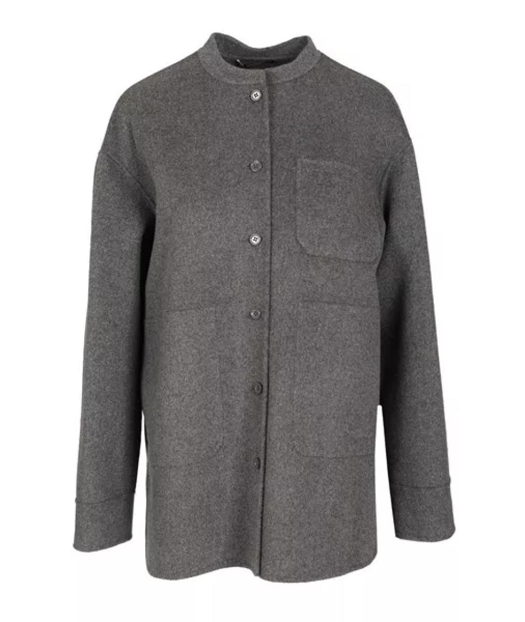 'S MAX MARA Серая шерстяная куртка, фото 1