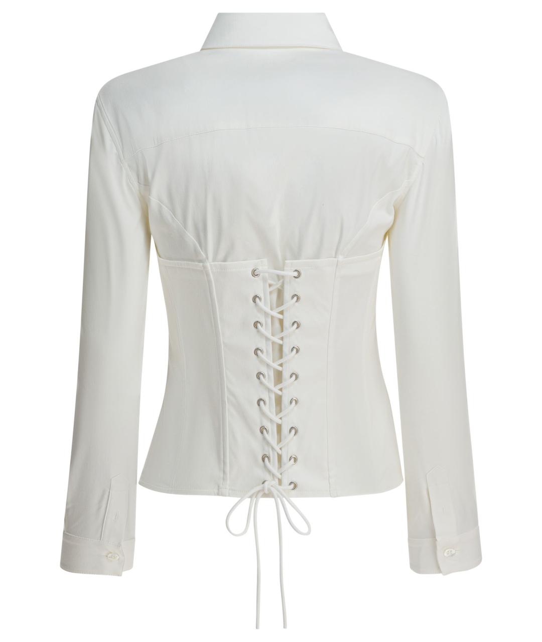 BALENCIAGA Белая хлопковая рубашка, фото 2