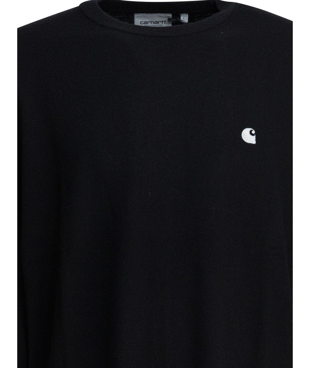 CARHARTT WIP Черный шерстяной джемпер / свитер, фото 3