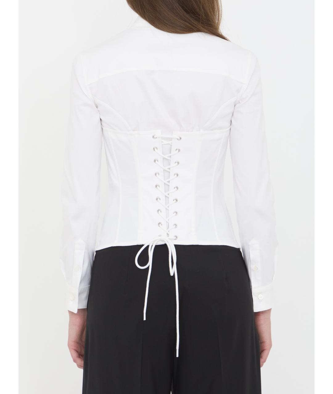 BALENCIAGA Белая хлопковая рубашка, фото 5