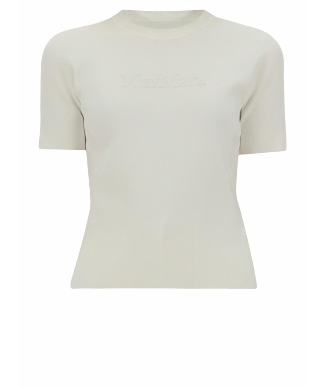 MAX MARA Белая футболка, фото 1
