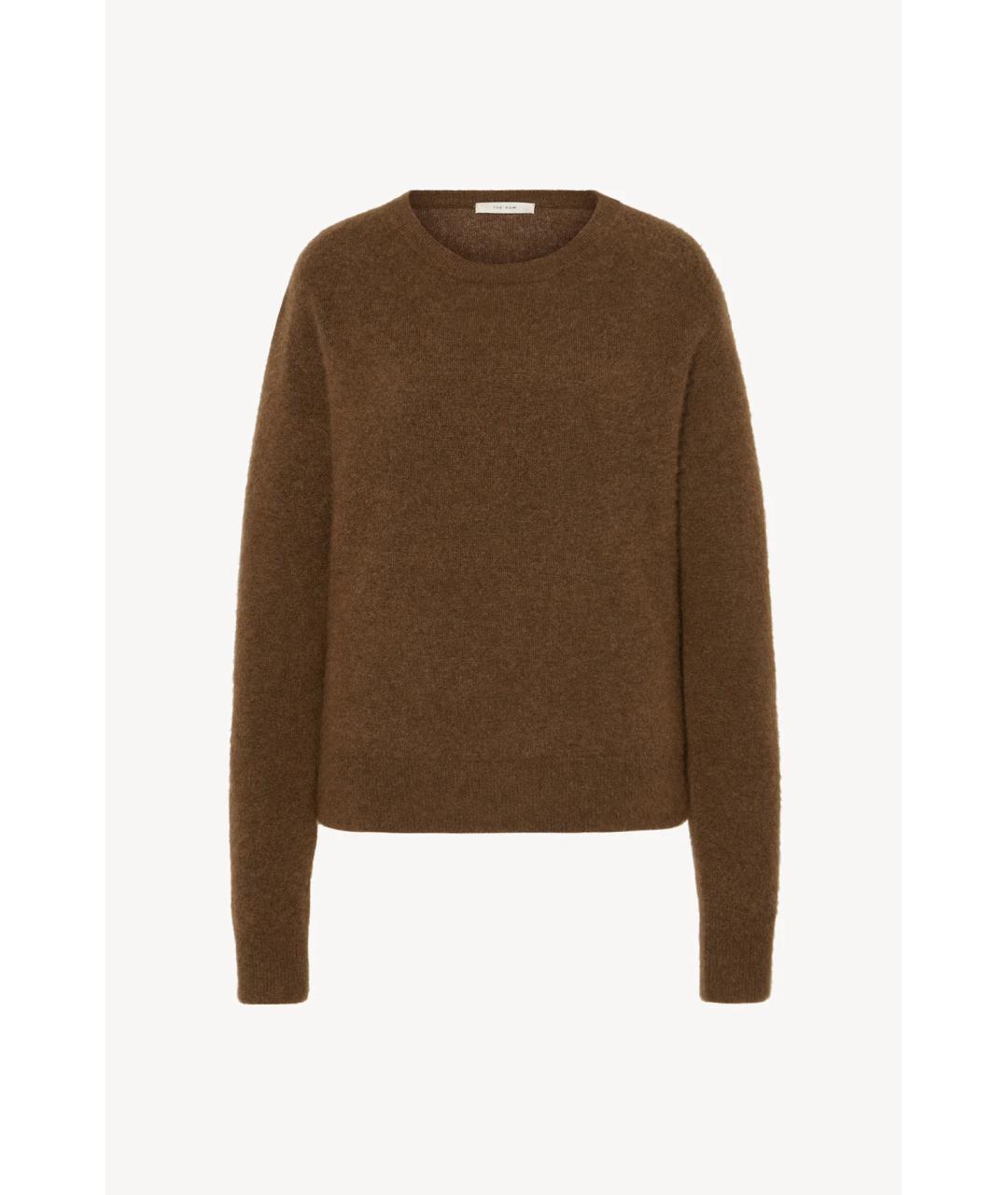 THE ROW Коричневый кашемировый джемпер / свитер, фото 7