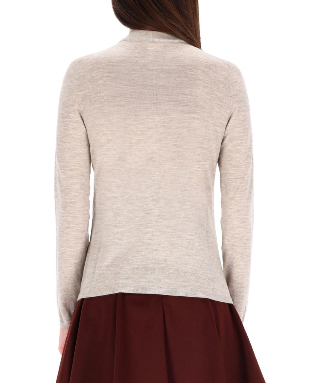 MAX MARA Бежевый кашемировый джемпер / свитер, фото 5