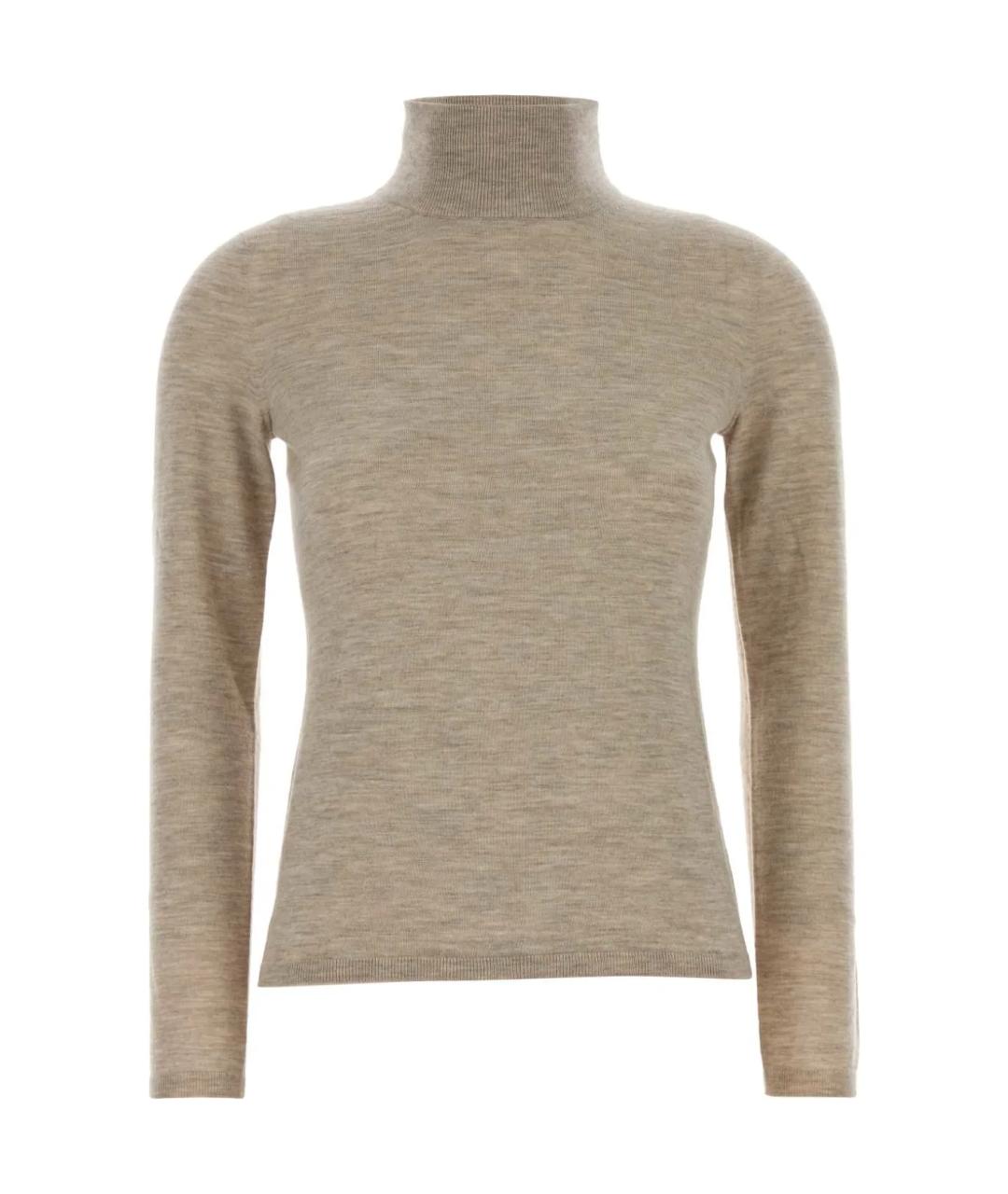 MAX MARA Бежевый кашемировый джемпер / свитер, фото 1