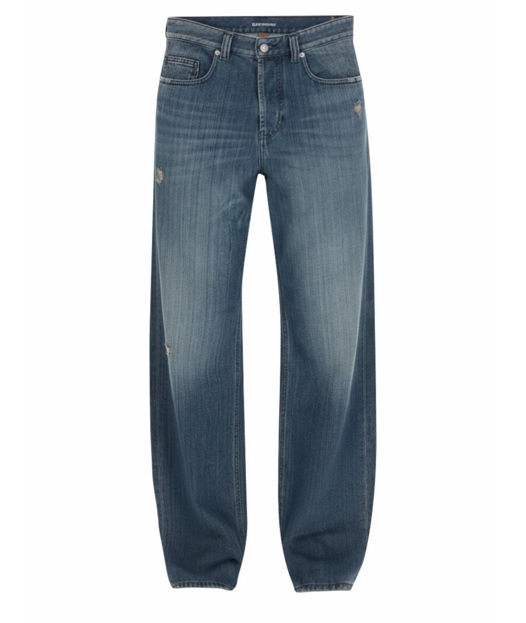 DIESEL Синие хлопковые повседневные брюки, фото 1