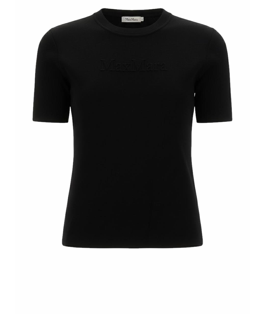 MAX MARA Черная футболка, фото 1