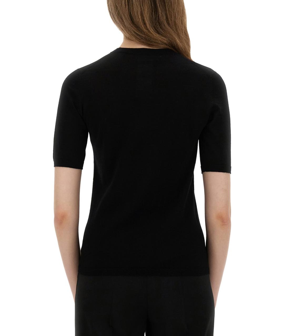 MAX MARA Черный шерстяной джемпер / свитер, фото 4