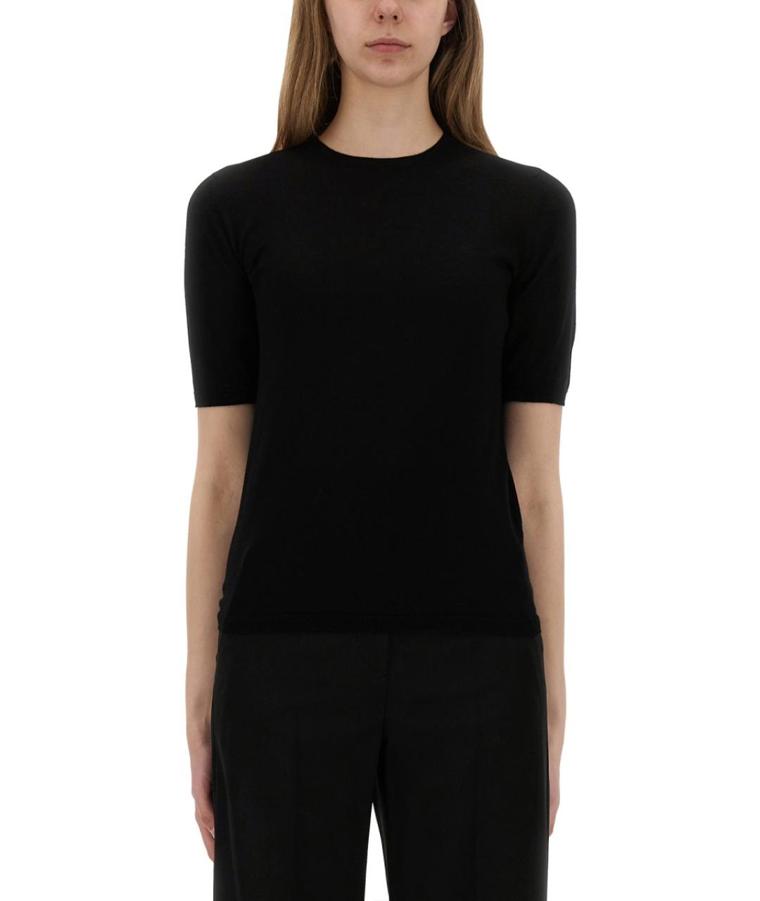 MAX MARA Черный шерстяной джемпер / свитер, фото 2