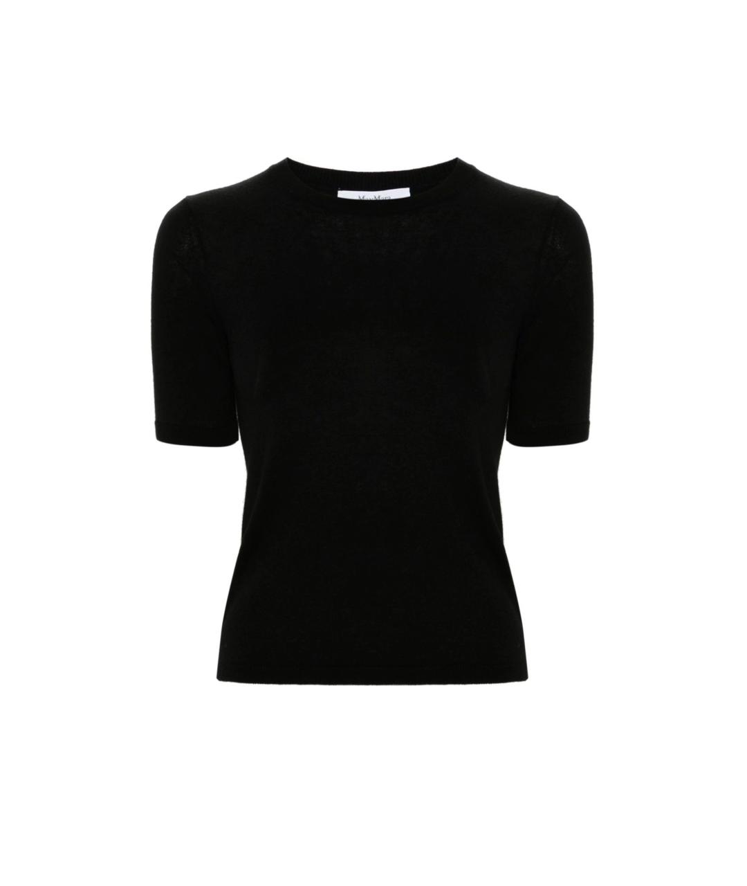 MAX MARA Черный шерстяной джемпер / свитер, фото 1