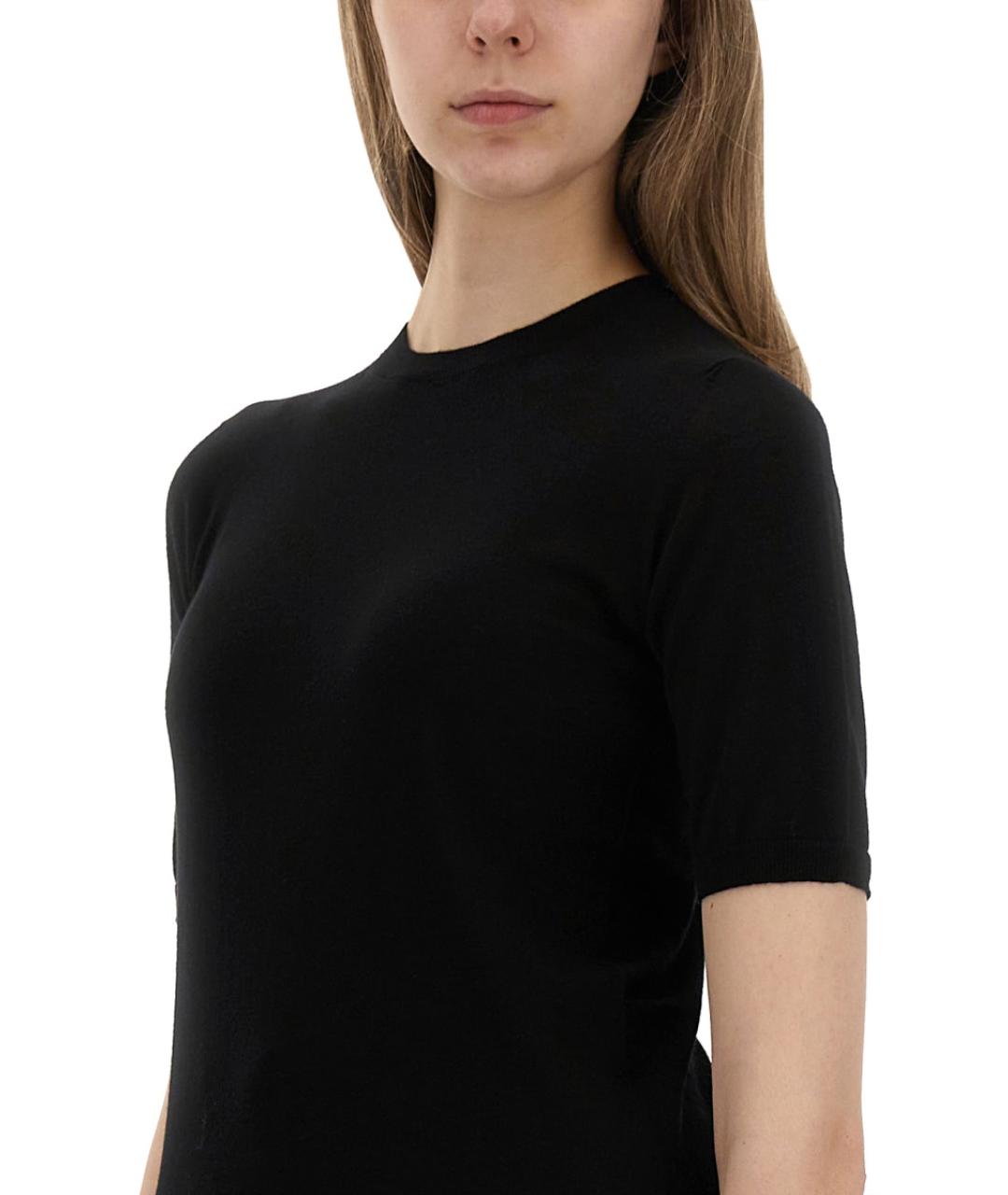 MAX MARA Черный шерстяной джемпер / свитер, фото 5