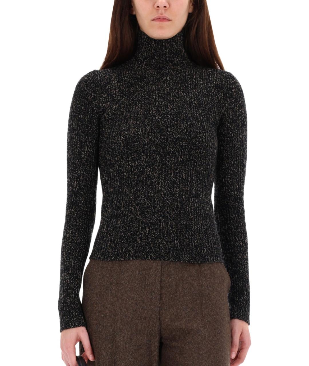 MAX MARA Черный шерстяной джемпер / свитер, фото 5