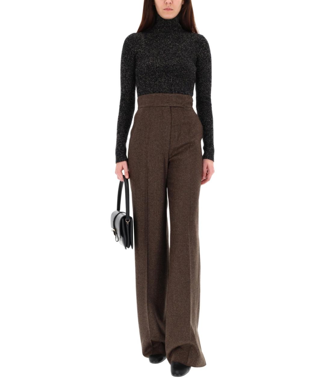 MAX MARA Черный шерстяной джемпер / свитер, фото 3