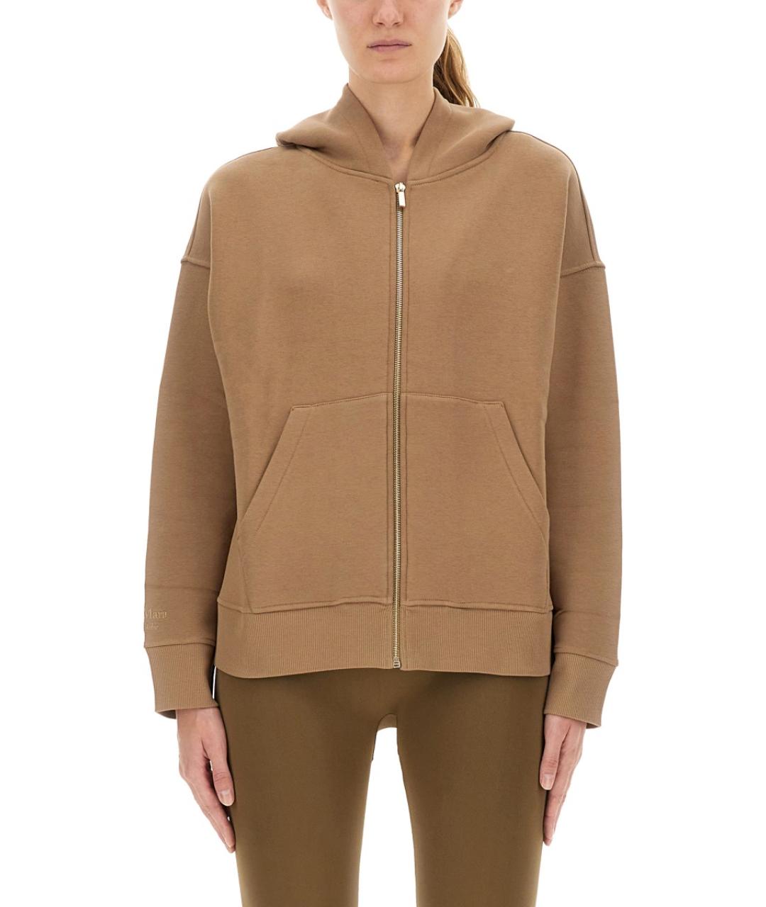 'S MAX MARA Бежевый хлопковый джемпер / свитер, фото 2