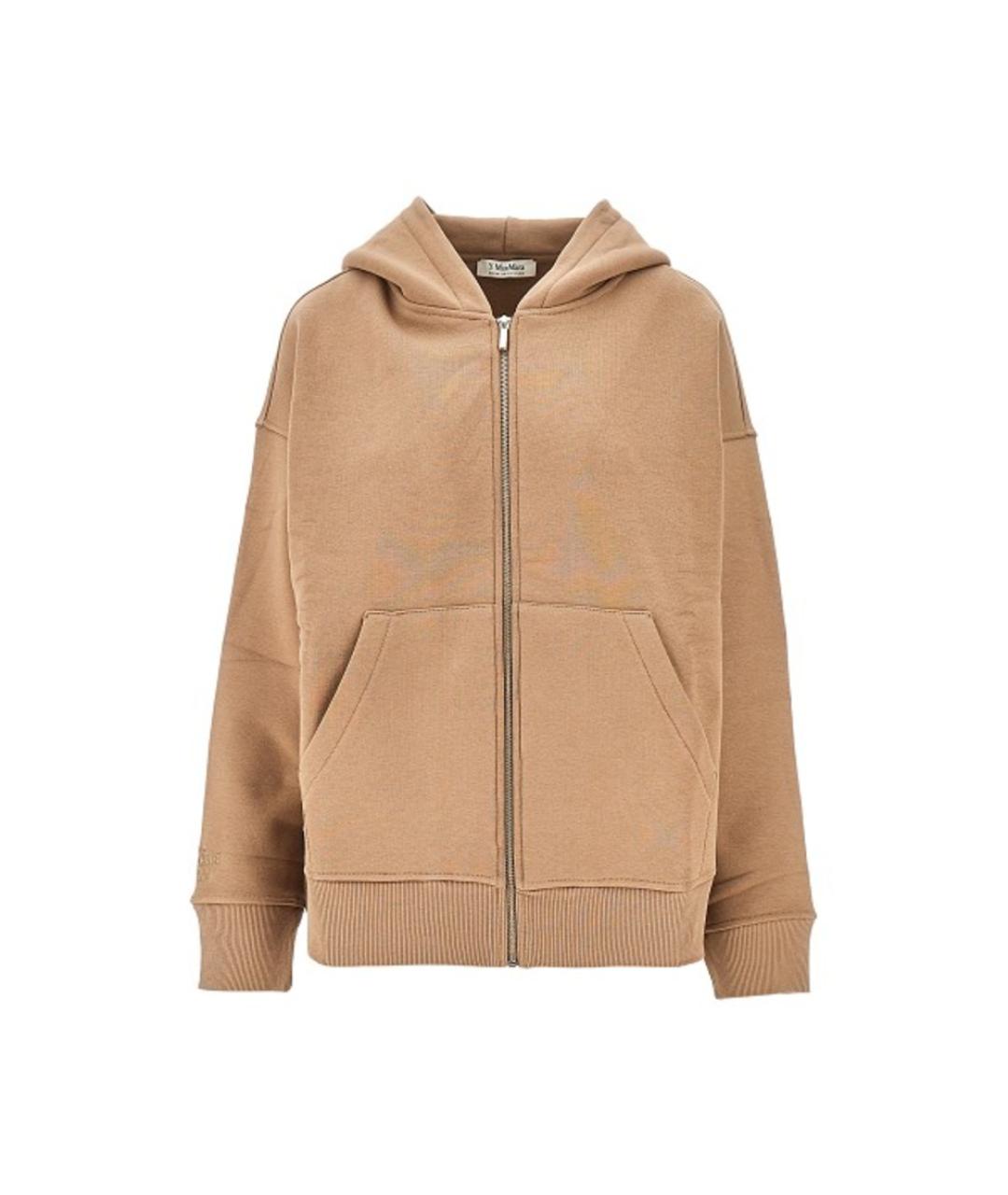 'S MAX MARA Бежевый хлопковый джемпер / свитер, фото 1