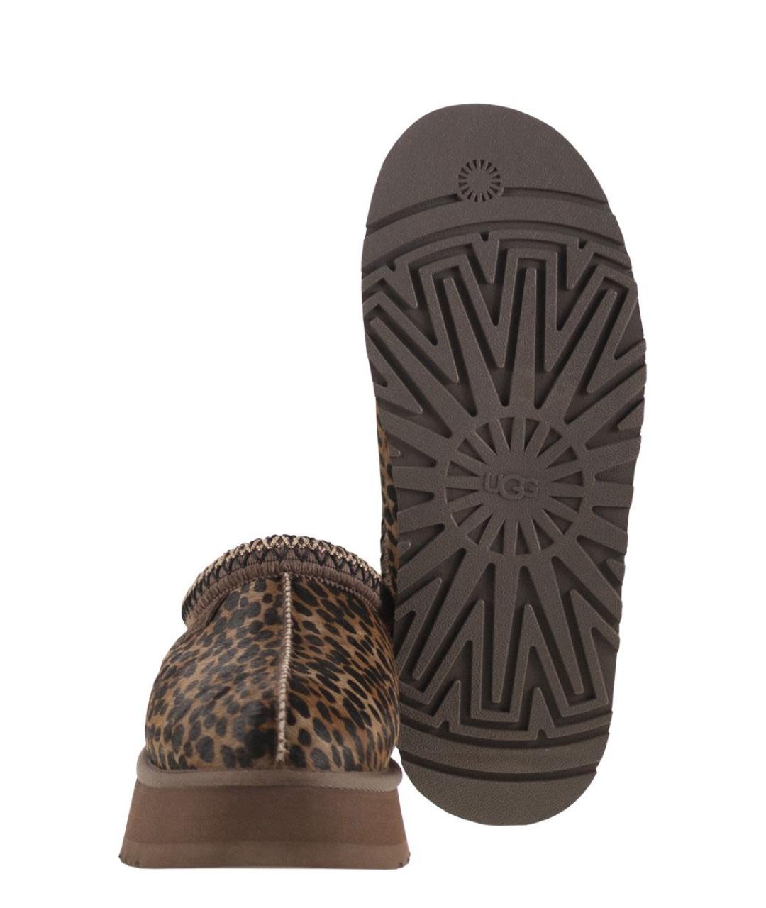 UGG AUSTRALIA Коричневые нубуковые мюли, фото 5