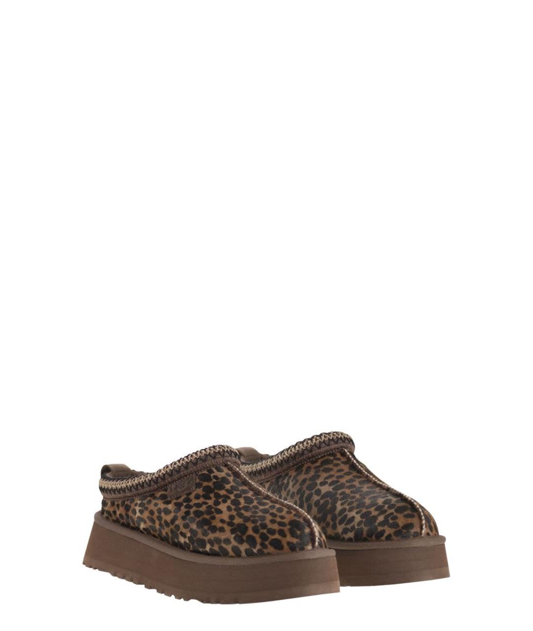 UGG AUSTRALIA Коричневые нубуковые мюли, фото 4