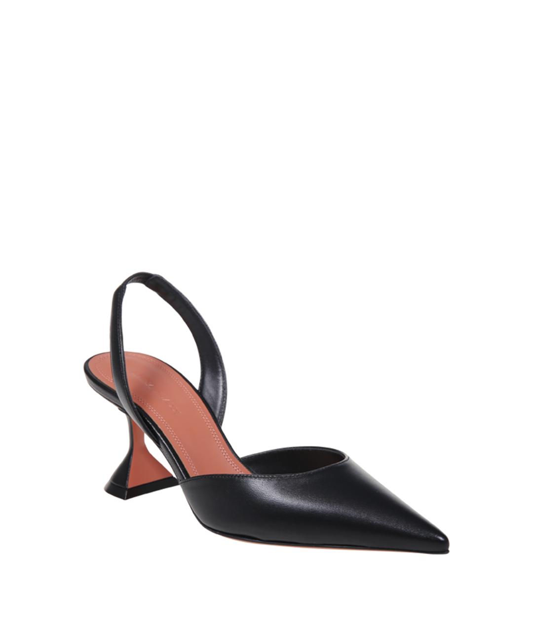 Amina Muaddi Черные туфли, фото 2