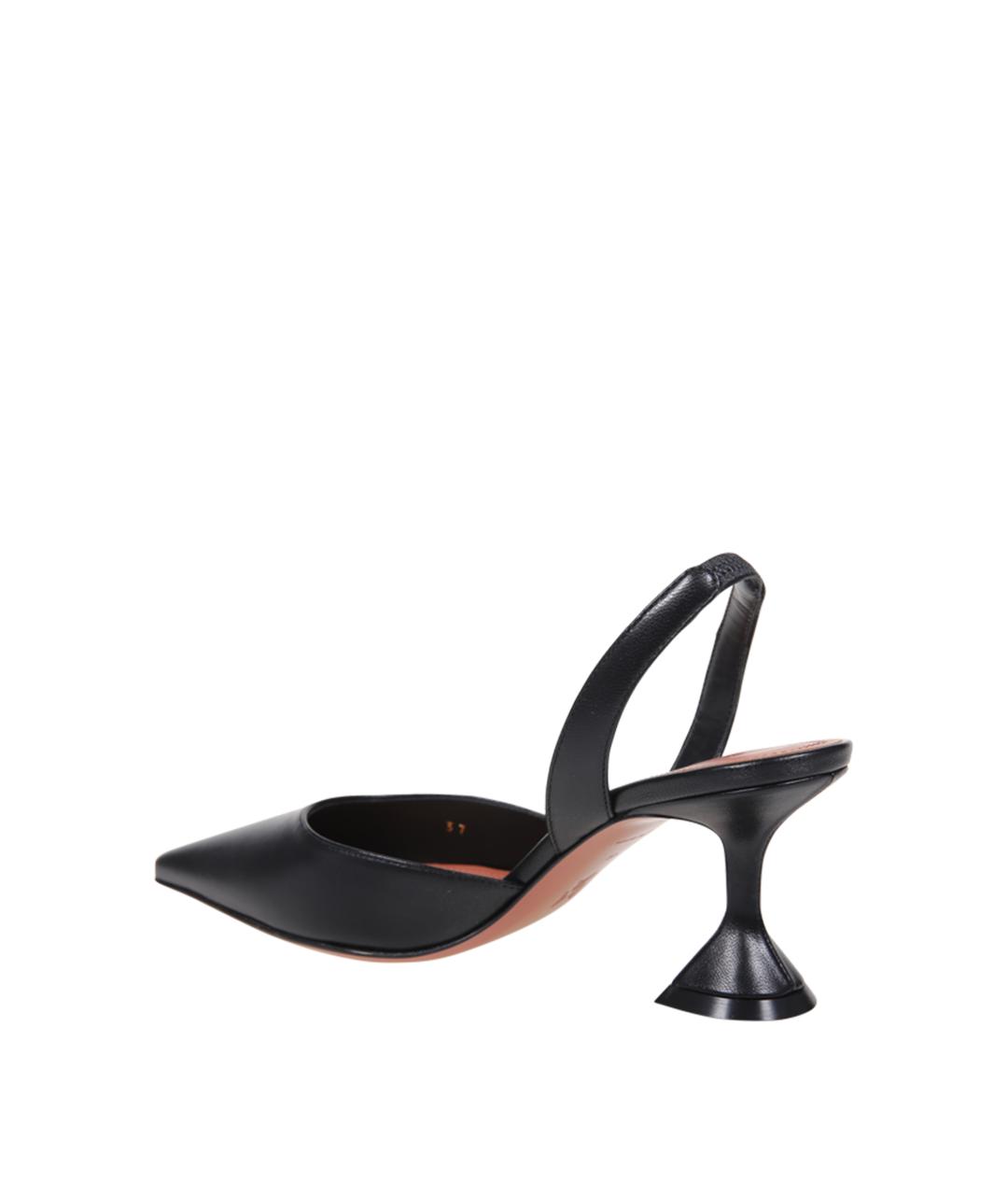 Amina Muaddi Черные туфли, фото 3