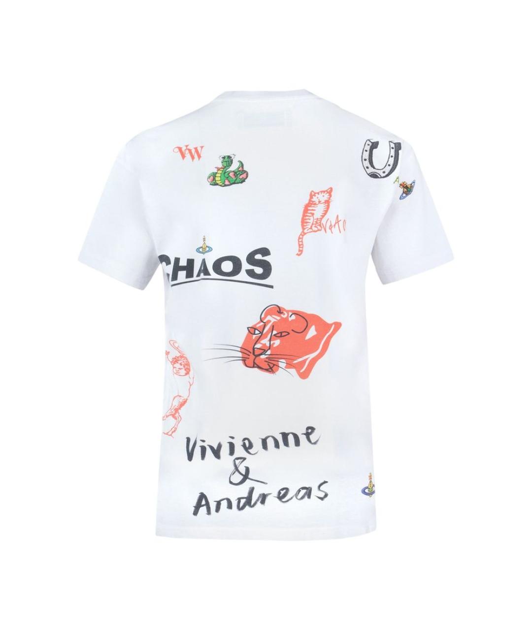 VIVIENNE WESTWOOD Мульти хлопковая футболка, фото 2