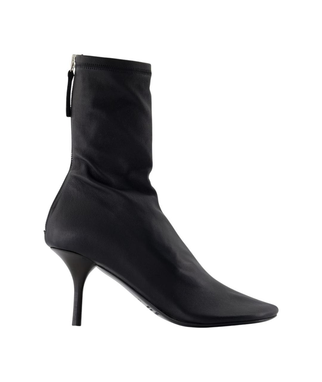 ACNE STUDIOS Черные кожаные сапоги, фото 1