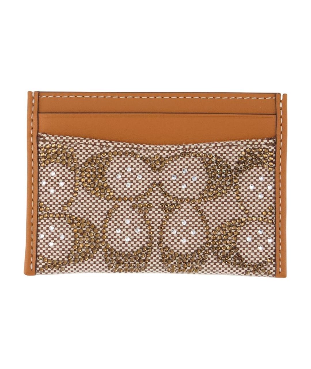 COACH Коричневый кардхолдер, фото 1