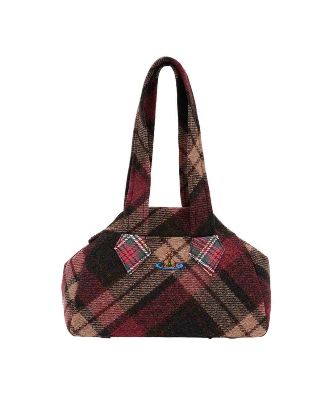 VIVIENNE WESTWOOD Мульти шерстяная сумка через плечо, фото 1