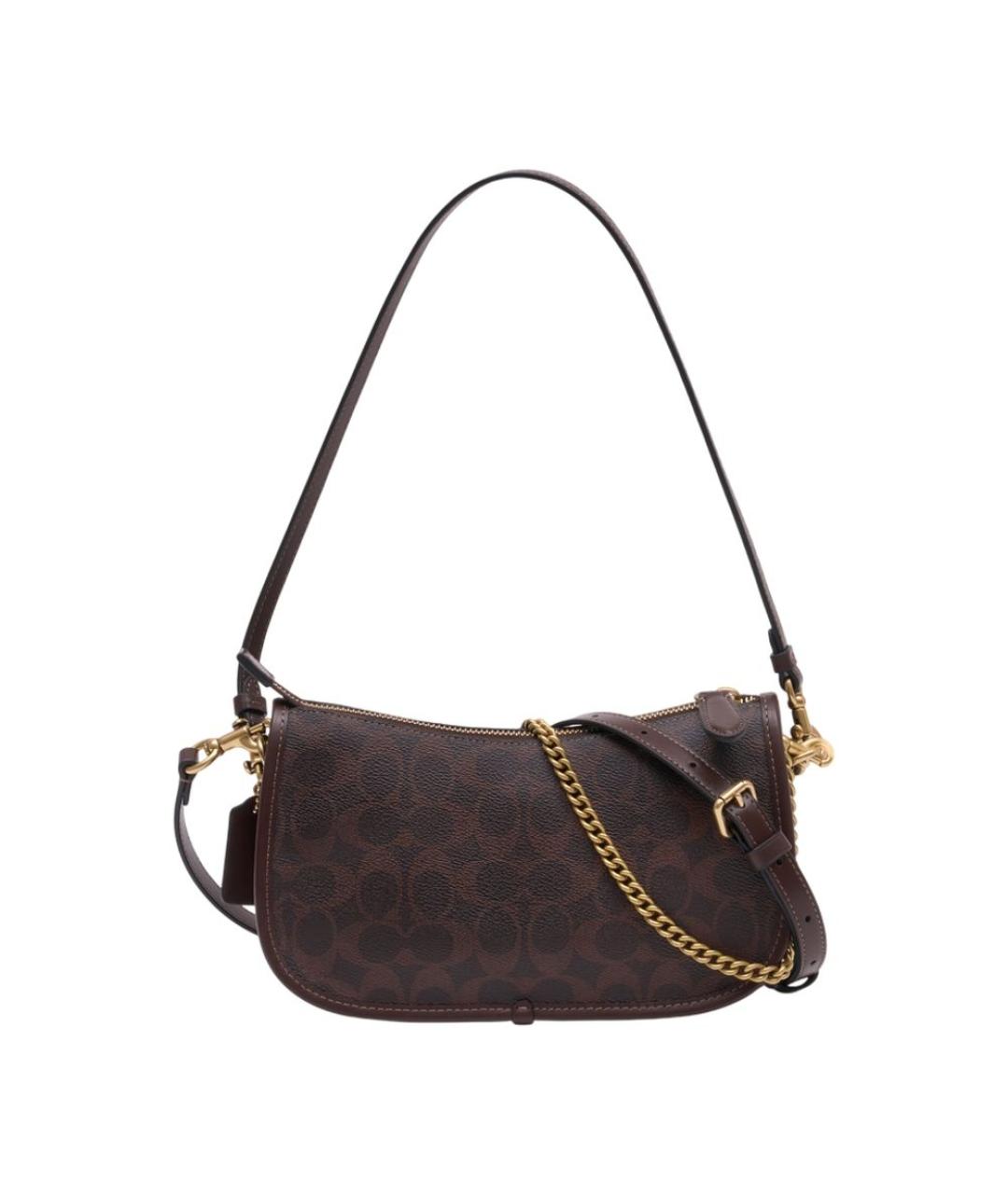 COACH Коричневая сумка через плечо, фото 1