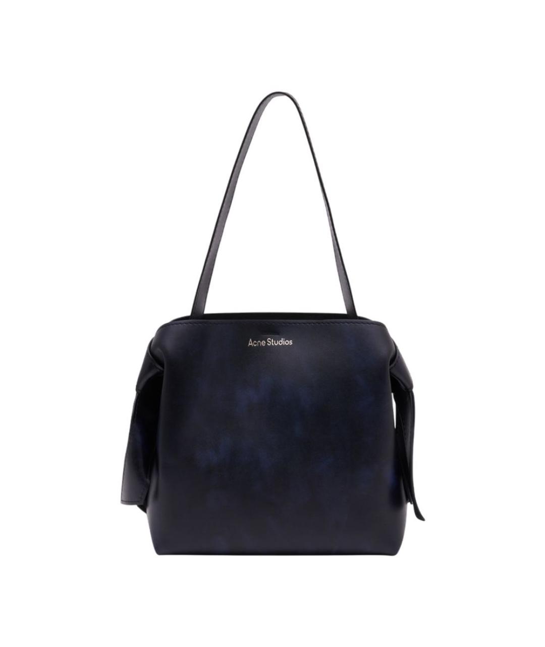 ACNE STUDIOS Синяя кожаная сумка на плечо, фото 1