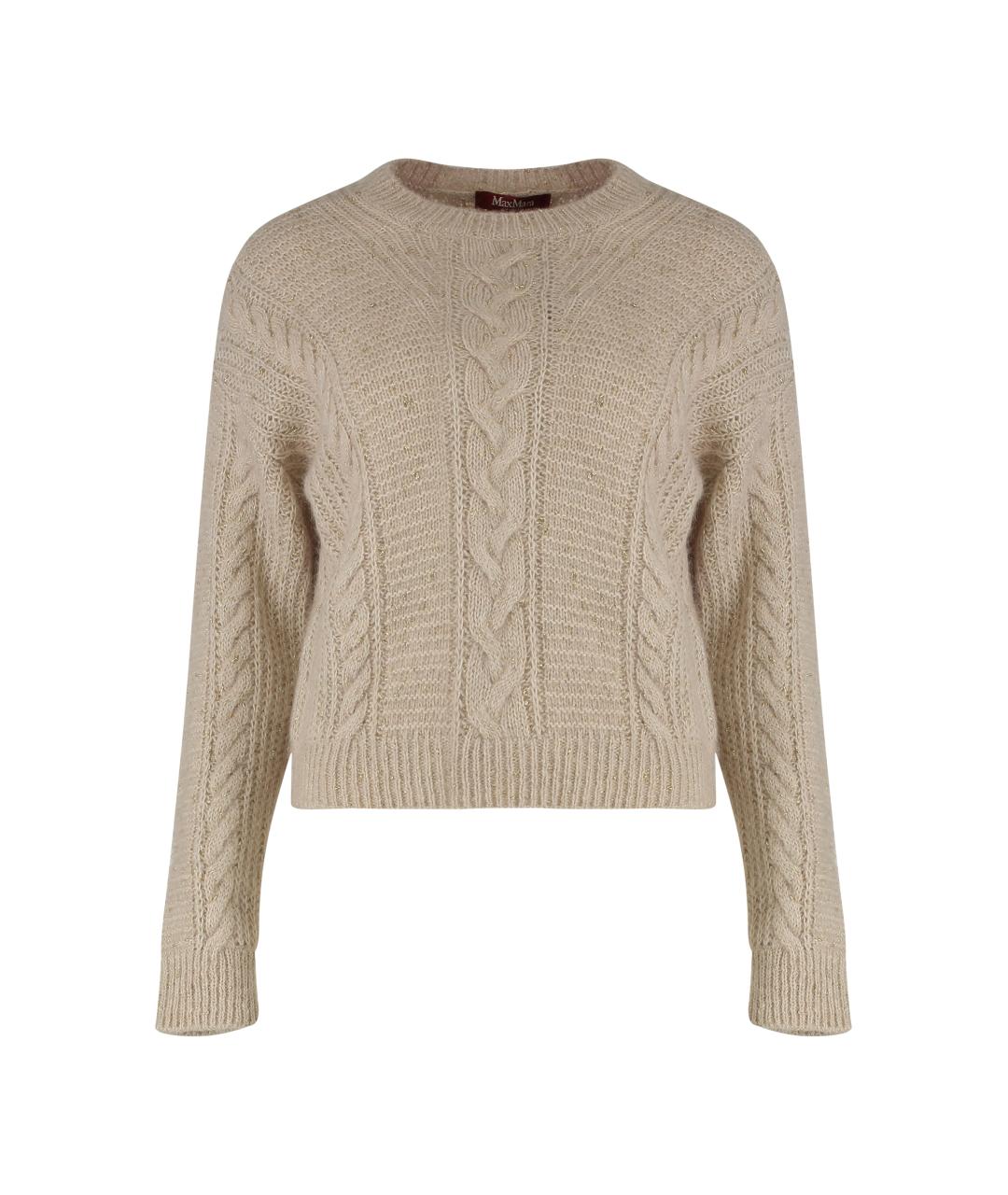 MAX MARA STUDIO Бежевый джемпер / свитер, фото 1