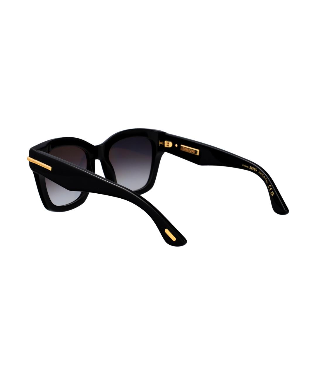 TOM FORD Черные солнцезащитные очки, фото 4