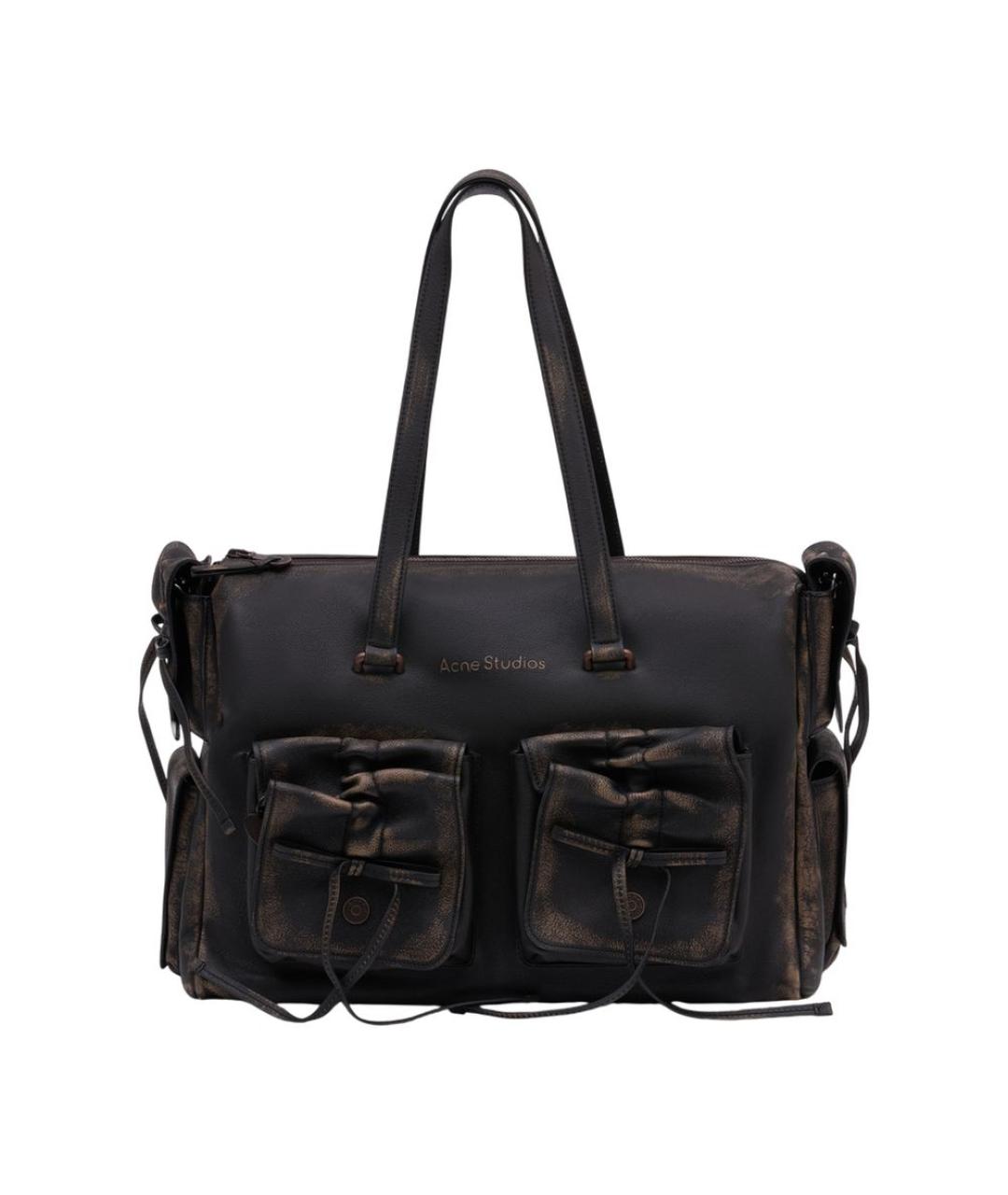 ACNE STUDIOS Коричневая сумка на плечо из искусственной кожи, фото 1