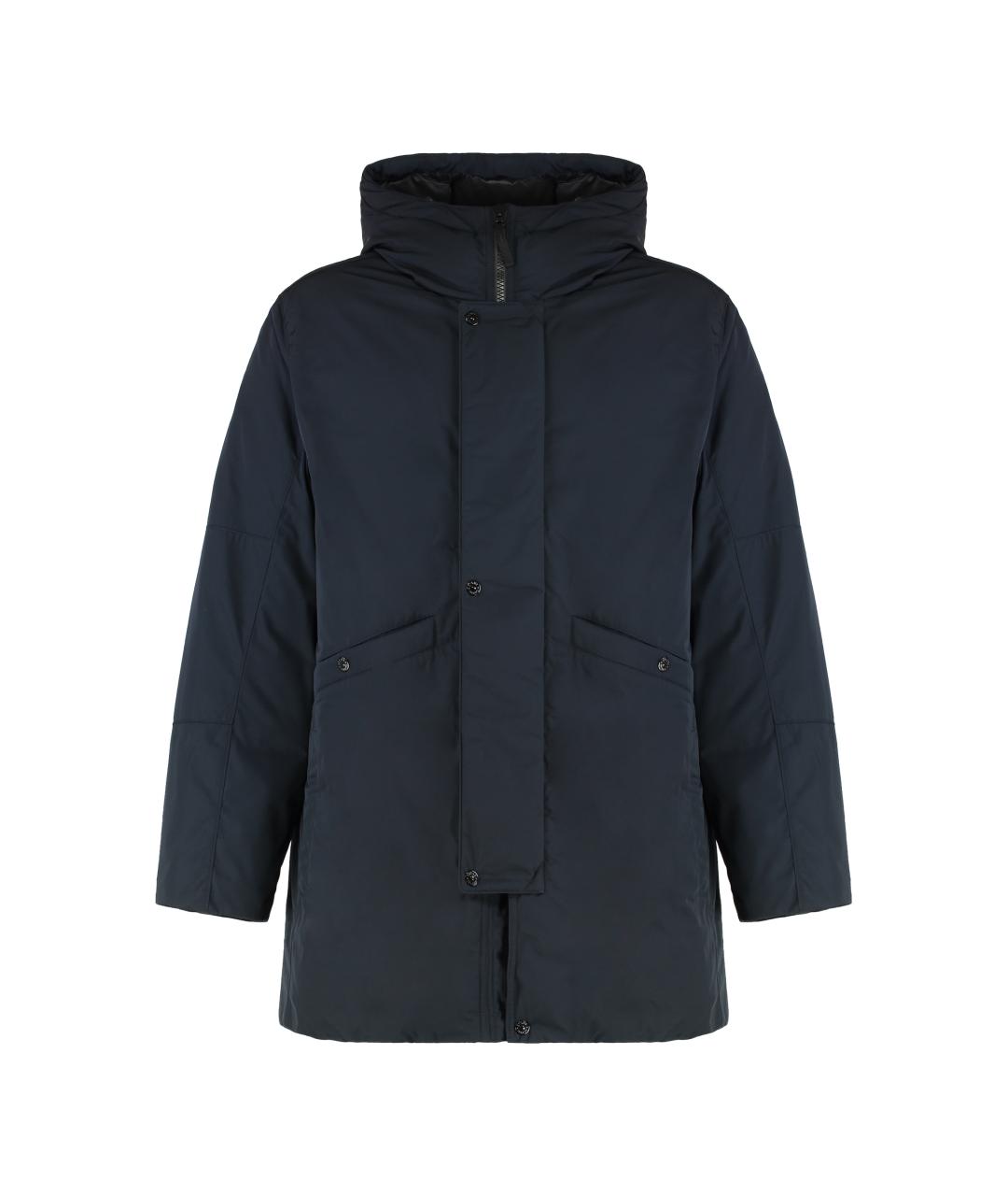 STONE ISLAND Синяя полиэстеровая парка, фото 1