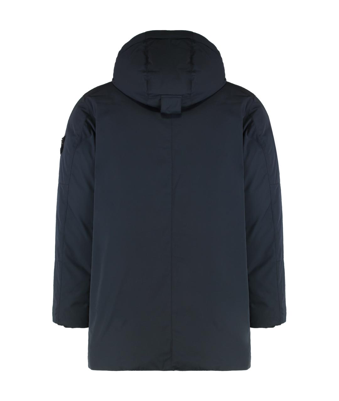 STONE ISLAND Синяя полиэстеровая парка, фото 3