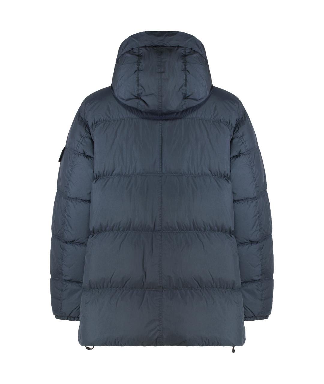 STONE ISLAND Синяя полиамидовая парка, фото 3
