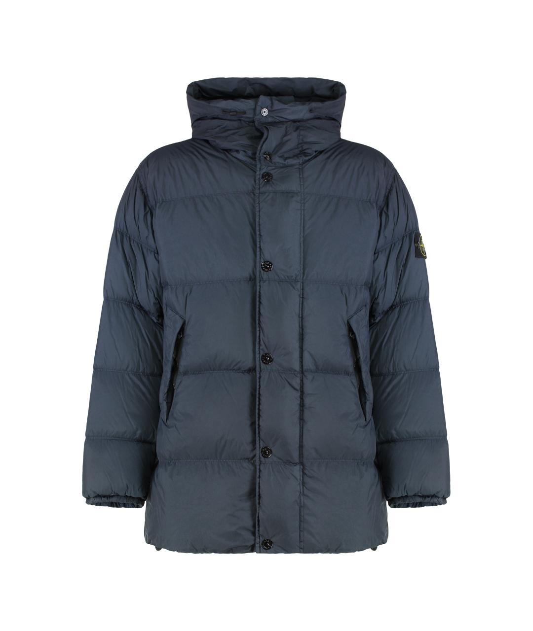 STONE ISLAND Синяя полиамидовая парка, фото 1