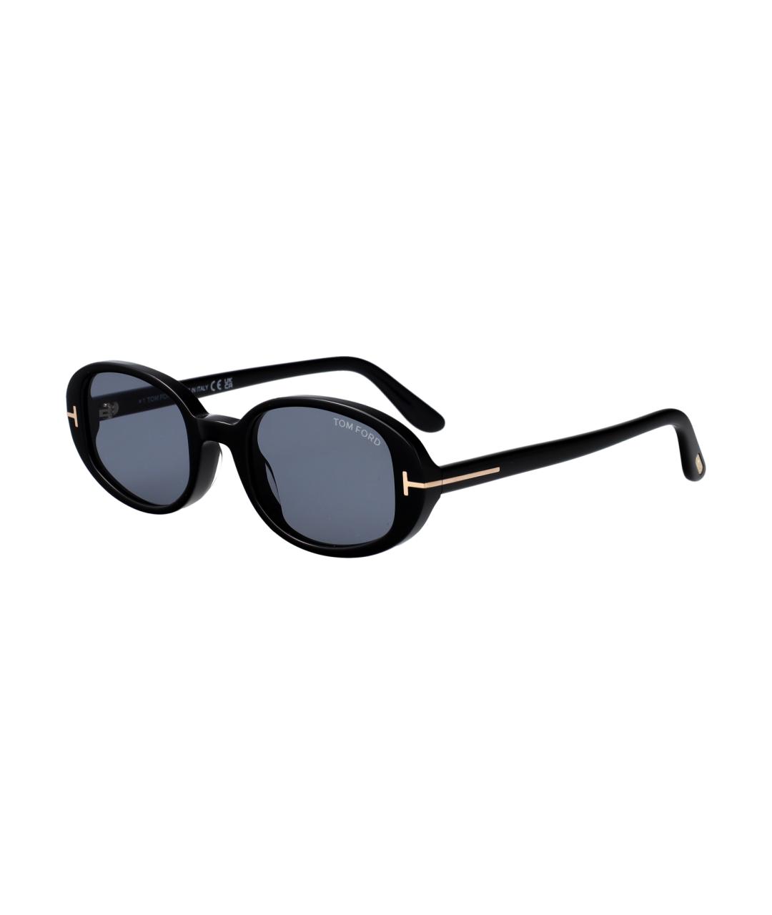 TOM FORD Черные пластиковые солнцезащитные очки, фото 2