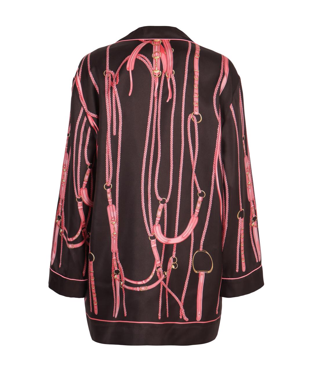 GUCCI Мульти шелковая рубашка, фото 2