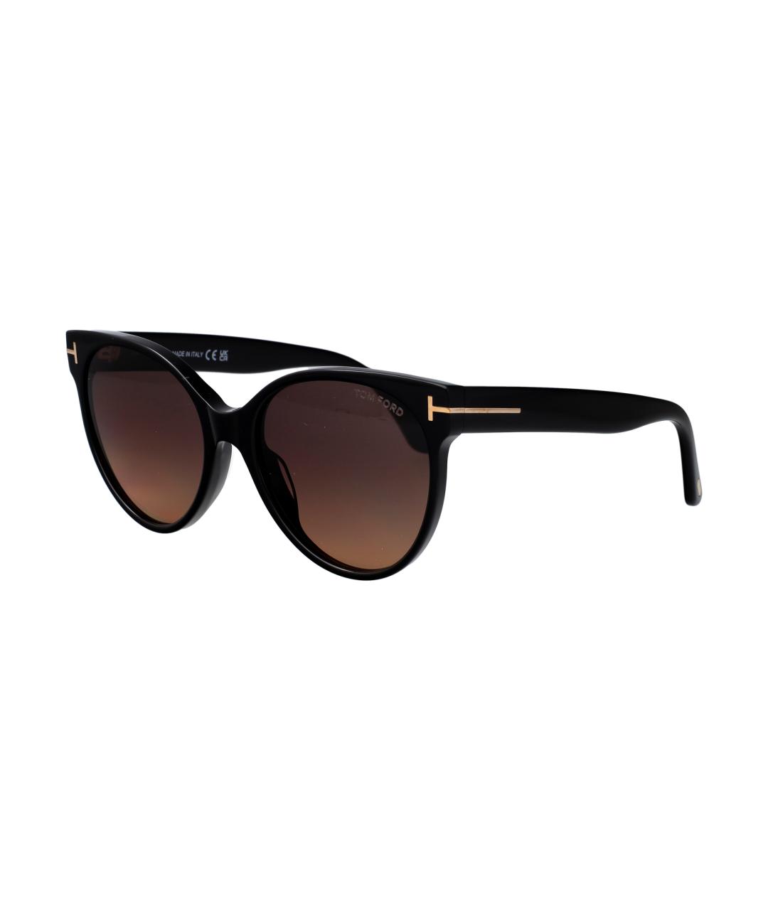 TOM FORD Бордовые солнцезащитные очки, фото 2
