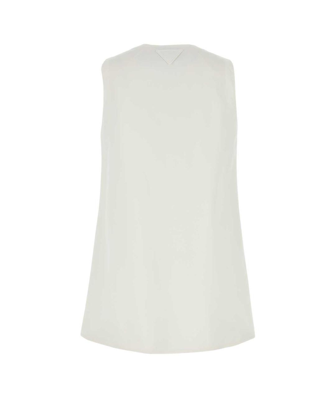 PRADA Белое хлопковое повседневное платье, фото 2