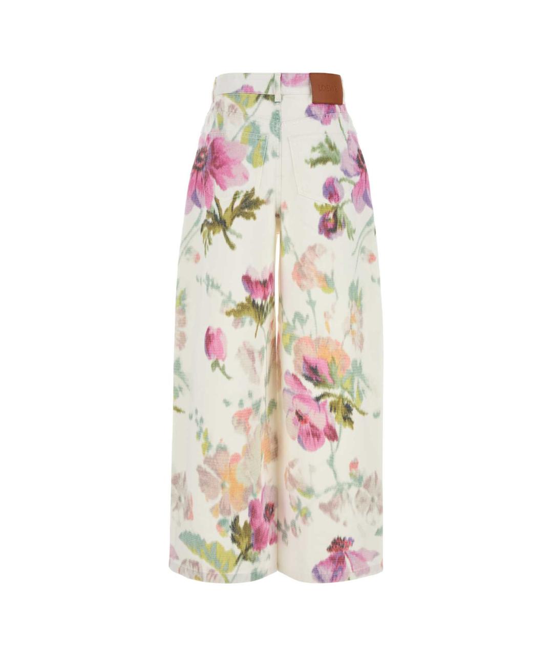 LOEWE Мульти хлопковые прямые брюки, фото 2