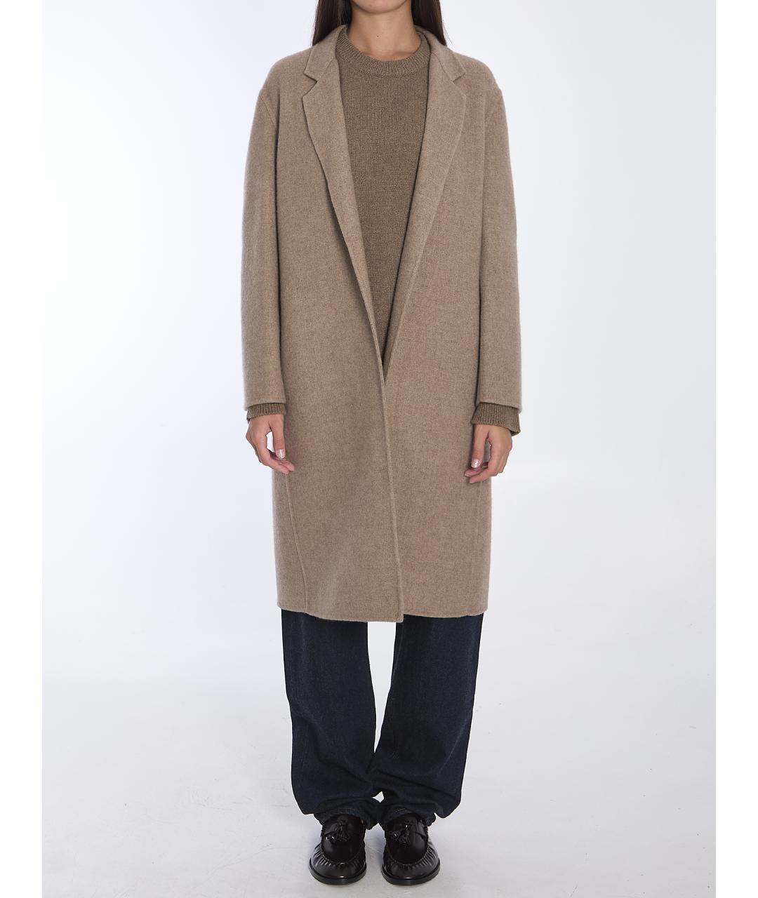 THE ROW Бежевое кашемировое пальто, фото 6