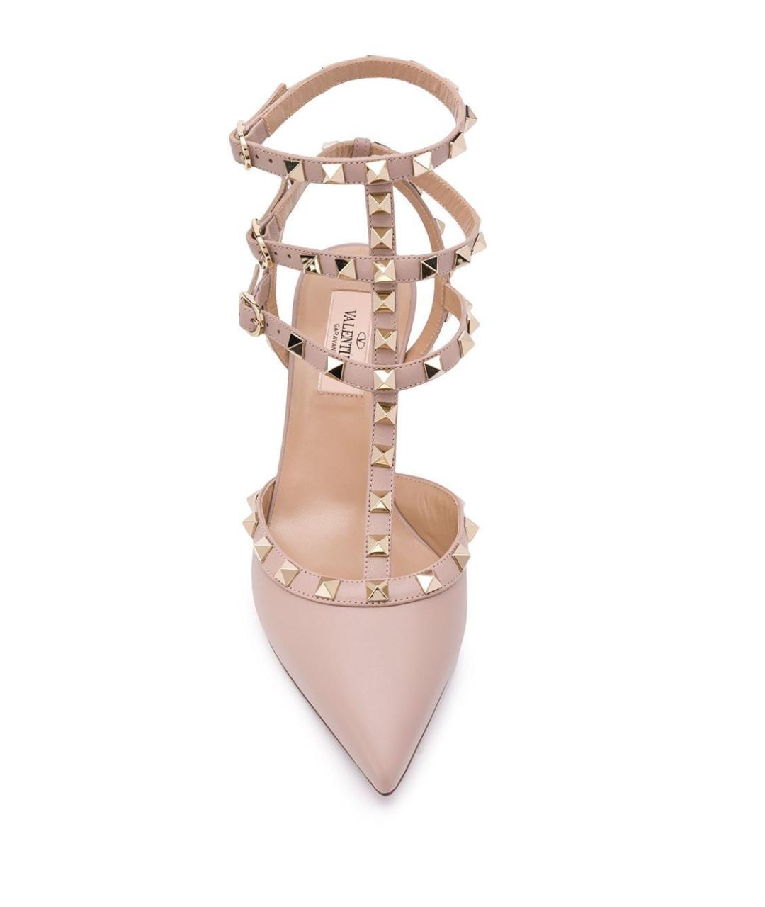 VALENTINO Розовые кожаные туфли, фото 4