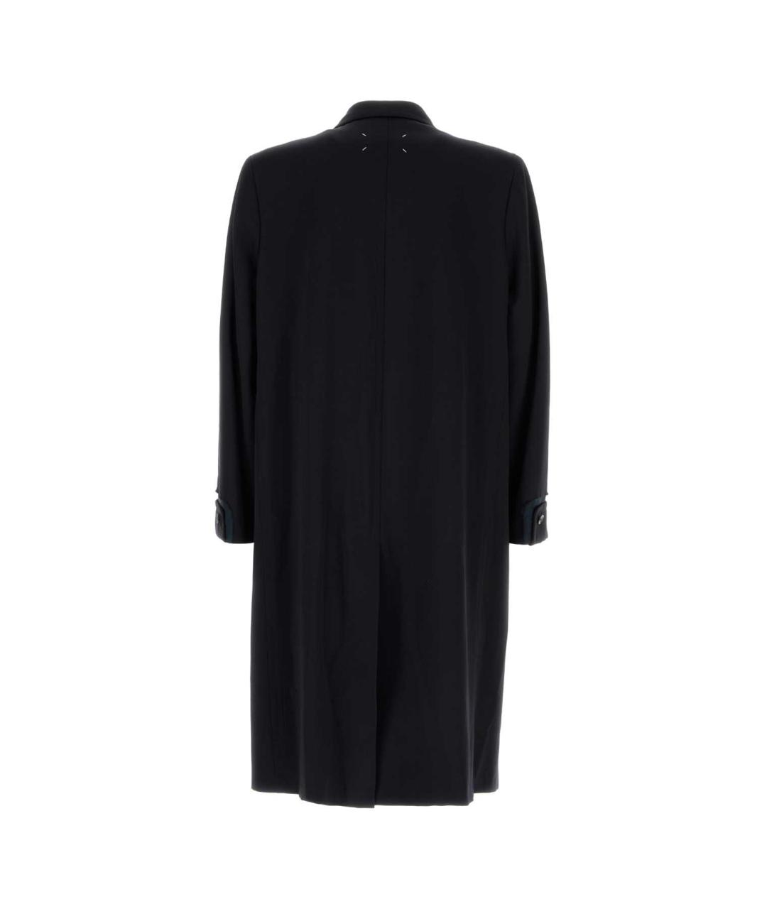 MAISON MARGIELA Синее шерстяное пальто, фото 2