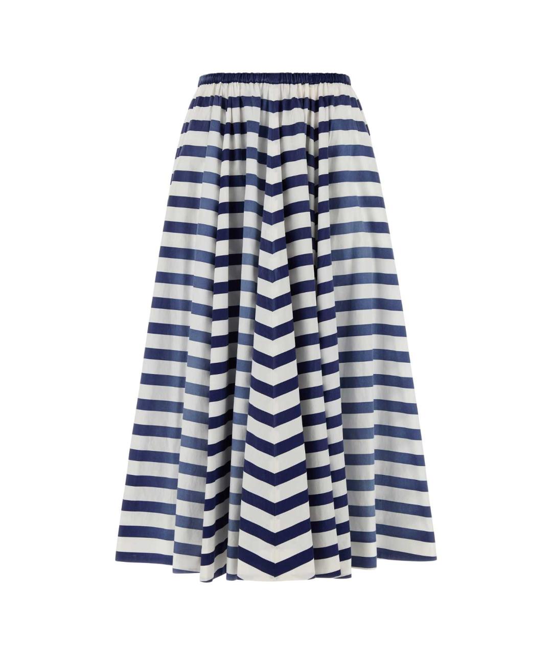 PRADA Мульти хлопковая юбка миди, фото 1