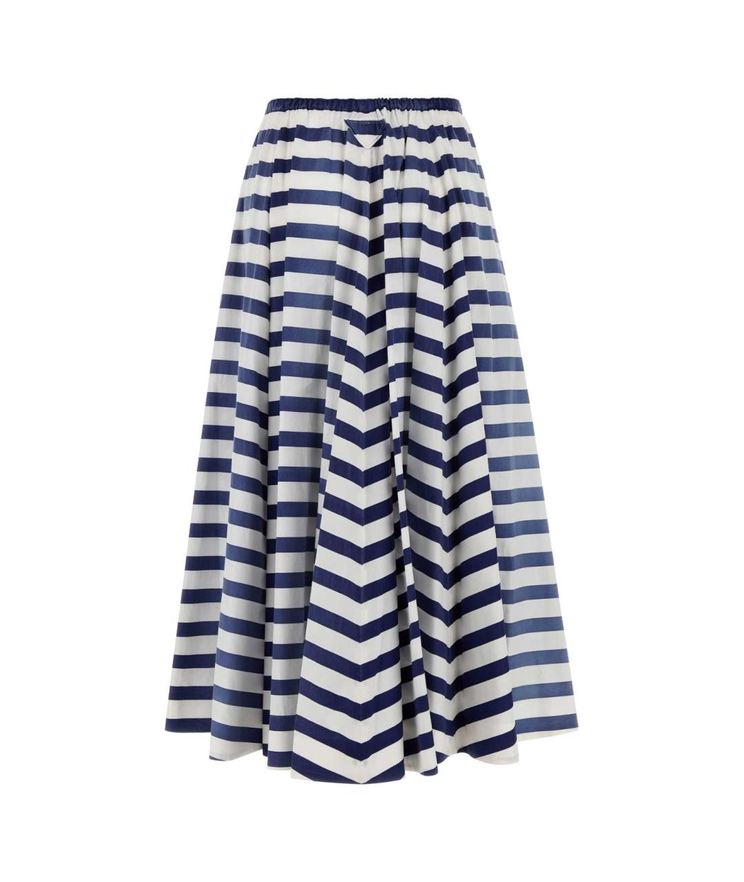 PRADA Мульти хлопковая юбка миди, фото 2