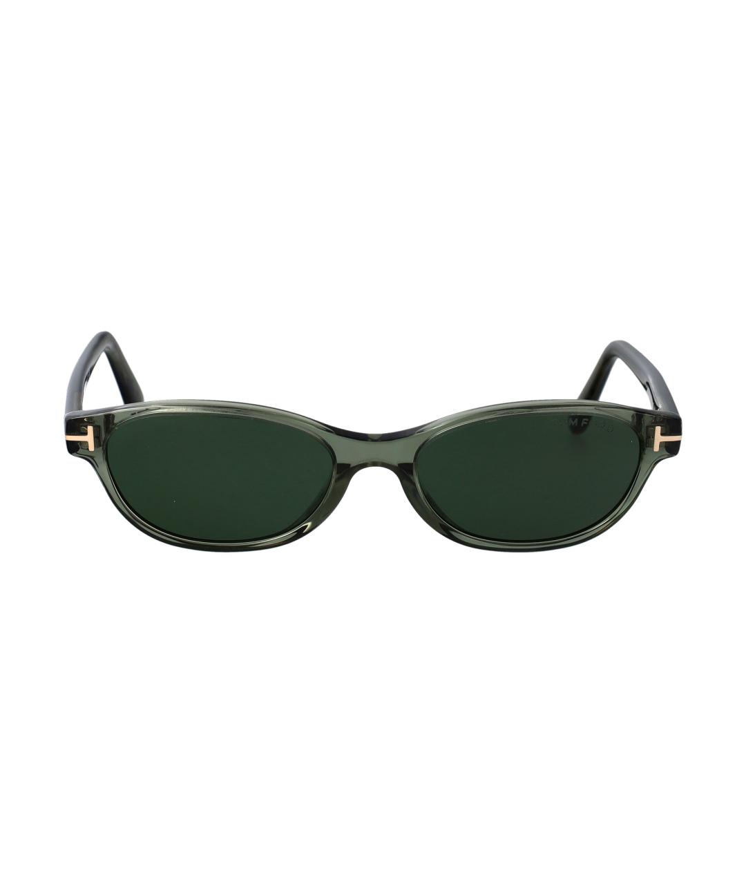TOM FORD Зеленые солнцезащитные очки, фото 1