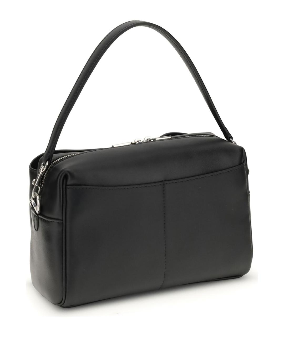 BALENCIAGA Черная кожаная сумка на плечо, фото 3